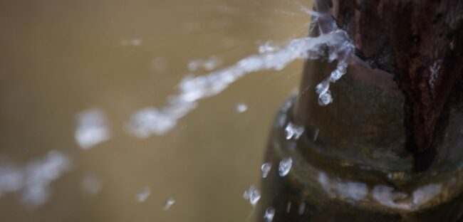 burstpipe burst water pipe